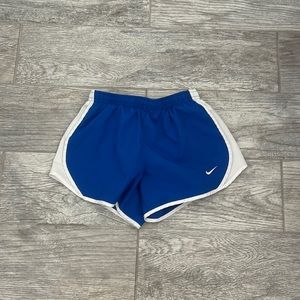 Girls Blue Nike shorts